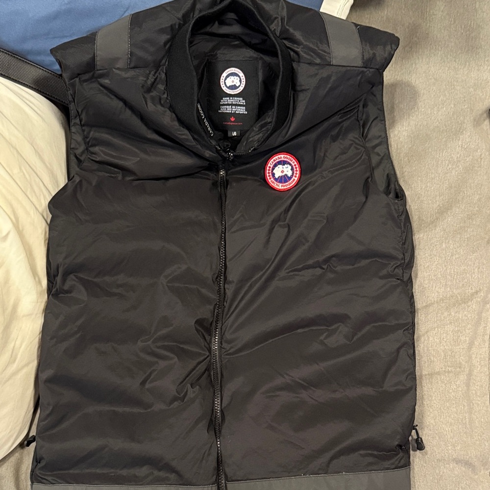 Canada Goose Black Quilted Vest